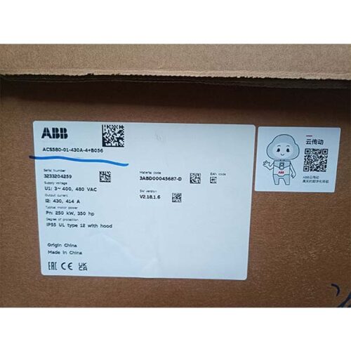 ABB ACS580-01-430А-4 frequency inverter