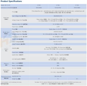 3/1 Phase 10-20KVA High Frequency Online UPS
