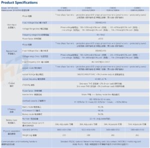 3/3 Phase 100-200KVA High Frequency Online UPS