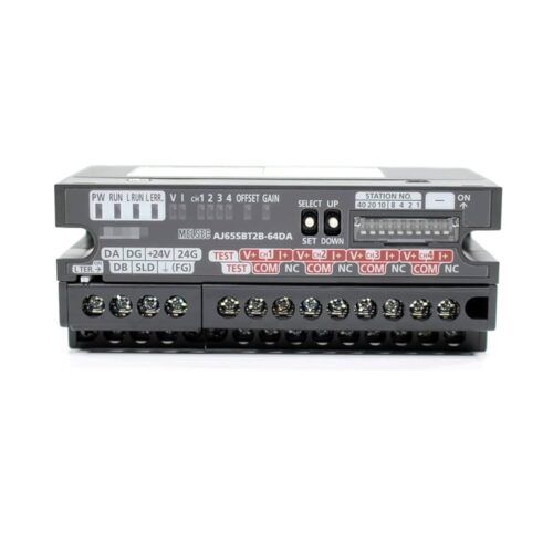 Mitsubishi AJ65SBT2B-64DA PLC CC-Link compact I/O module