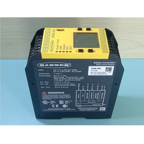 BANNER XS26-2DE XS26-2DE Safety Controller
