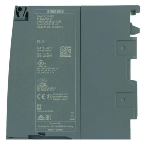 Siemens 6ES7521-1BH00-0AB0 SIMATIC S7-1500 Digital Input Module