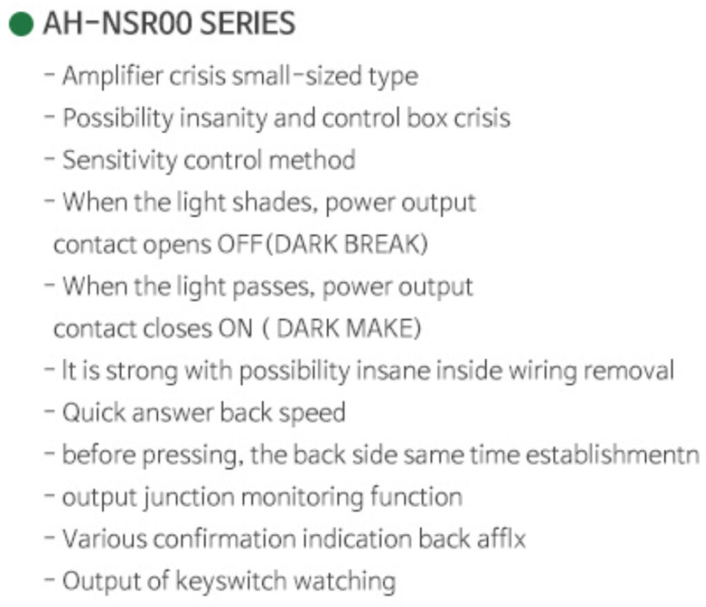 ANHYUP AH-NSR08 safety curtain Safety Light Curtain Sensor