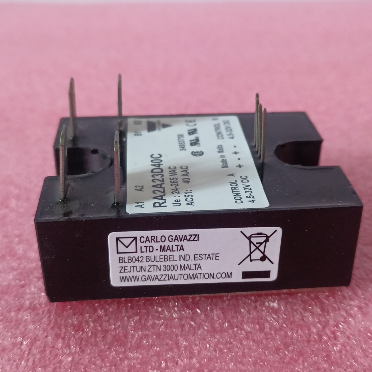 Carlo Gavazzi RA2A23D40C Solid State Relay